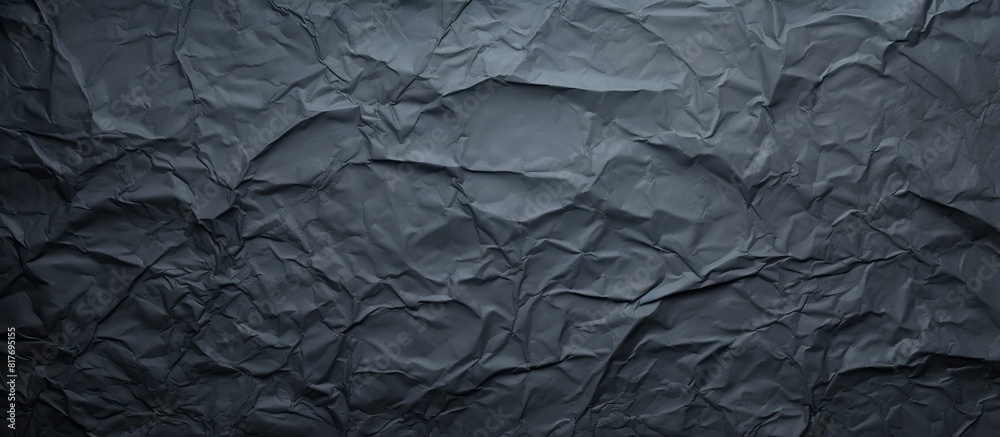 Aufkleber the dark paper with a creased texture serves as the background for the copy space image