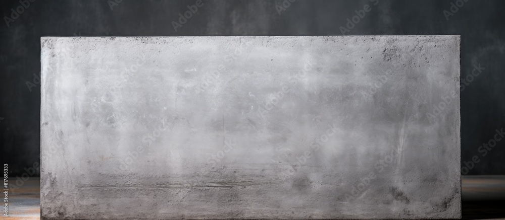 Poster Close up copy space image of a concrete piece with a textured background