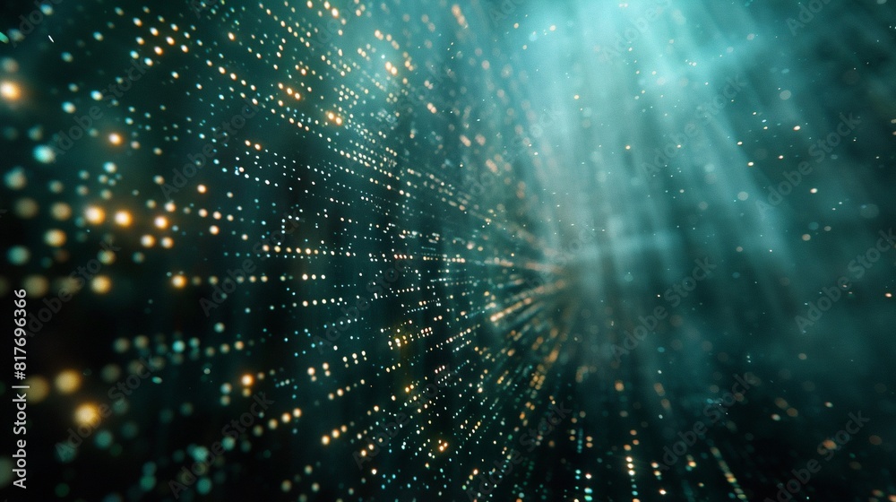 Poster abstract digital binary code background.