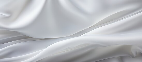 Obraz premium A white cloth texture serves as the backdrop for this image providing an ideal space for adding copy or other visuals