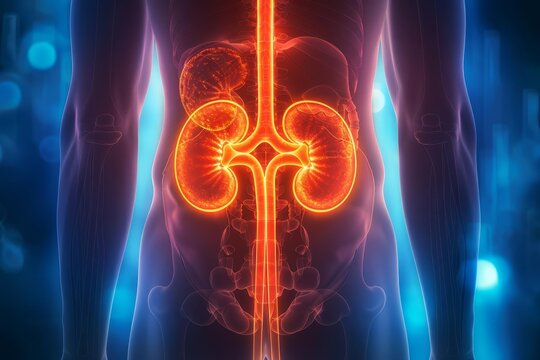 A realistic depiction of the impact of hydration on kidney function