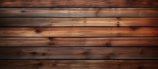 Naklejka premium A copy space image on a background of brown wood planks