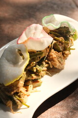 Gado Gado is Indonesian Mix Salad with Peanut Sauce, Popular traditional food in Jakarta