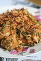 Gado Gado is Indonesian Mix Salad with Peanut Sauce, Popular traditional food in Jakarta