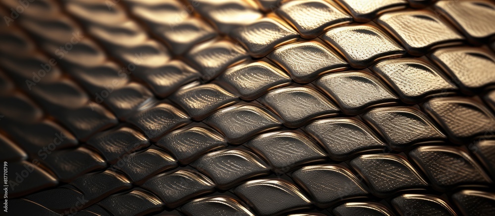 Fototapete Detail of a textured metallic patterned background featuring a captivating copy space image