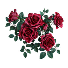 bouquet of red roses