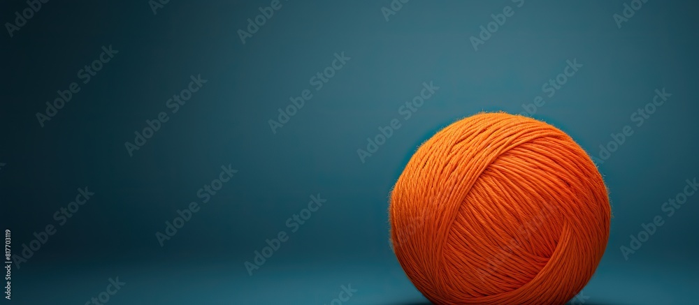 Poster Copy space image of a yarn ball with a text area