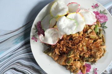 Gado Gado is Indonesian Mix Salad with Peanut Sauce, Popular traditional food in Jakarta