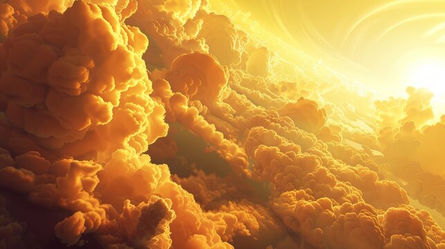 Breathtaking 3D Render of Mammatus Clouds After a Storm