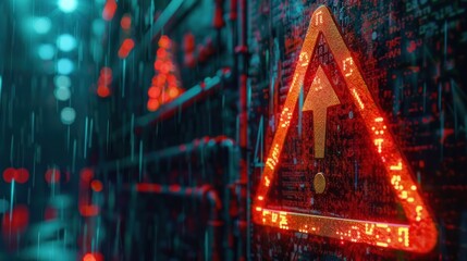 Caution signs indicate potential hazards with digital technology systems. An exclamation mark, system outage, or problem indicates important website maintenance and availability on the Internet.