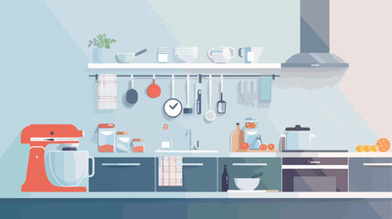 scale gradient style icon design Cook kitchen Eat food