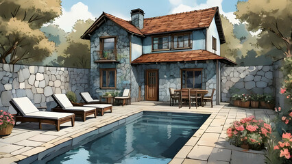 House With Pool Real Estate