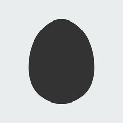 Egg icon. Easy editable vector design.