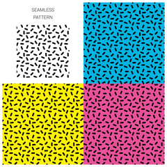 シームレスパターン_短線