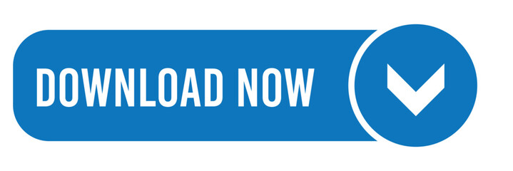 Fototapeta premium blue download button illustration