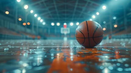 Intense focus on a basketball court during a major American game, capturing the strategic effort and competitive action in pursuit of scoring goals 8K , high-resolution, ultra HD,up32K HD