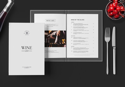 Restaurant Wine List Layout