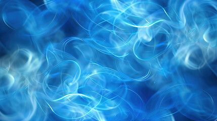 Obraz premium Abstract blue smoke background