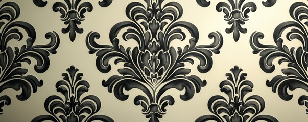 Elegant damask pattern