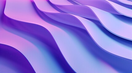 abstract flowing background pattern of wavy lines in shades of purple blue