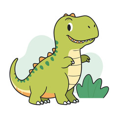 Cute Dino vector illustration for children