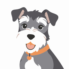 Vector illustration of a lovable Dog for children's picture books