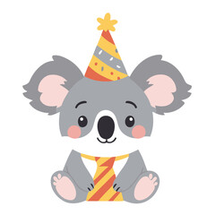 Cute vector illustration of a Koala for kids