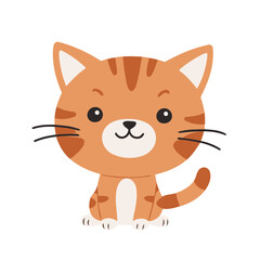 Vector illustration of an enchanting Cat for kids' storytelling