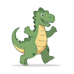 Cute Dino for kids story book vector illustration