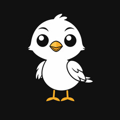 Vector illustration of a cute Bird for children