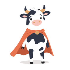 Cute Cow for kids books vector illustration
