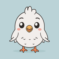 Cute Bird for kids vector illustration