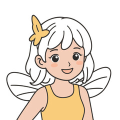Cute Fairy vector illustration for little ones' bedtime routines