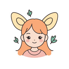 Cute Fairy for toddlers' playful adventures vector illustration
