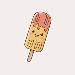 Cute Popsicle for kids vector illustration