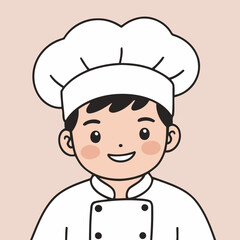 Cute Chef for children vector illustration