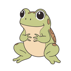 Cute Toad for children book vector illustration