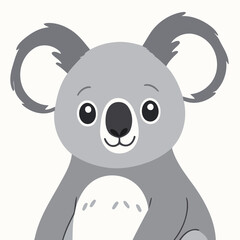 Vector illustration of a cute Koala for children story book