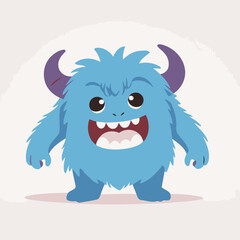 Vector illustration of a cute Monster for toddlers
