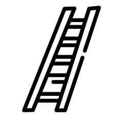 step ladder outline icon