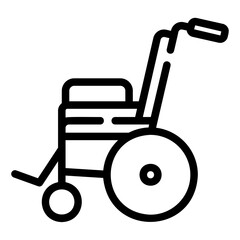 wheelchair outline icon