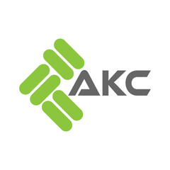 AKC letter logo vector design, AKC simple and modern logo. AKC luxurious alphabet design