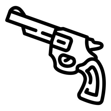 recommend clip art: pistol outline icon