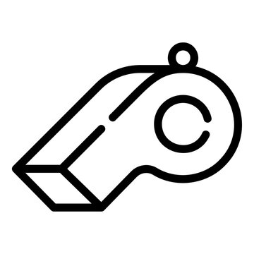 recommend clip art: whistle outline icon