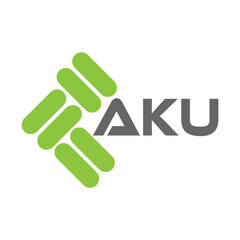 AKU letter logo vector design, AKU simple and modern logo. AKU luxurious alphabet design