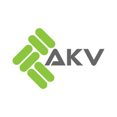 AKV letter logo vector design, AKV simple and modern logo. AKV luxurious alphabet design