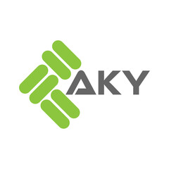 AKY letter logo vector design, AKY simple and modern logo. AKY luxurious alphabet design