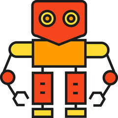 Robot Character Icon