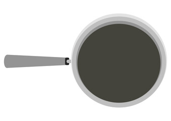 Empty frying pan icon isolated.cdr