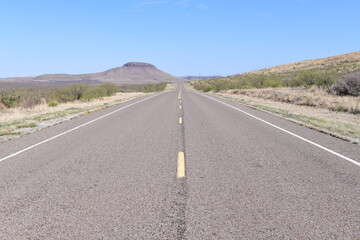 road with no traffic in the united states